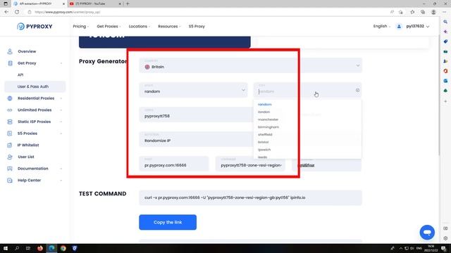 PYPROXY|How to generate proxy with User Pass Auth？ смотреть онлайн