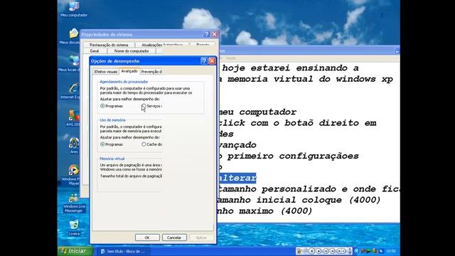 Aumentar Memória Virtual do Windows XP смотреть онлайн