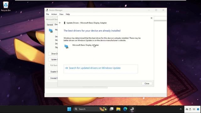 Microsoft Basic Display Adapter Windows 11 FIX смотреть онлайн