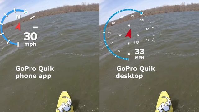 GPS speed: GoPro Quik phone app vs. GoPro Quik desktop | Windsurfing смотреть онлайн