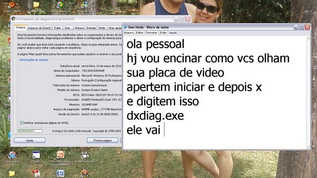 como ver o que é sua placa de video memoria ram e outras informações do seu computador смотреть онлайн
