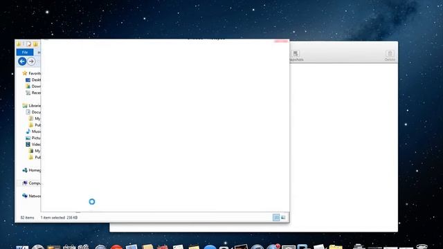 Running Windows 8 on Mac OS X Mountain Lion 8.2 using VMWare Fusion 5 смотреть онлайн