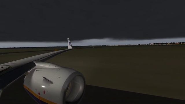 Hard Landing at EPBY Bydgoszcz Ryanair X Plane 11 смотреть онлайн