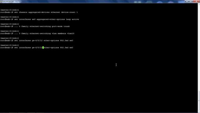 Configuring LAG and LACP on Juniper EX switches смотреть онлайн