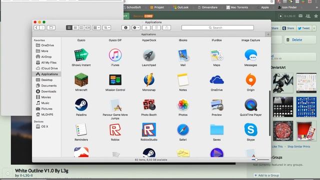 White Outline Icon Pack for OS X – Installation Tutorial | UPDATED VERSION IN DESCRIPTION! | смотреть онлайн