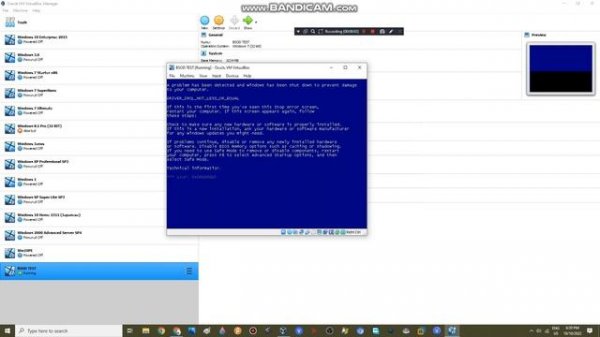 Virtual Machine BSOD Compilation