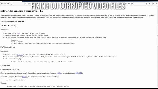 How To Fix Corrupted DJI Video Files by Montana Drone Company смотреть онлайн