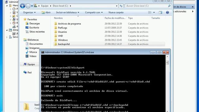 Instalar Windows 8 dentro de un VHD (Disco rigido virtual) usando Windows 7 смотреть онлайн