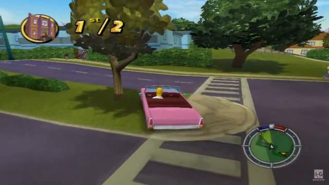 The Simpsons: Hit & Run PS2 Gameplay HD смотреть онлайн