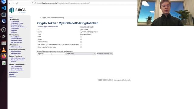 Create Root Certificate Authority (Root CA) in EJBCA смотреть онлайн