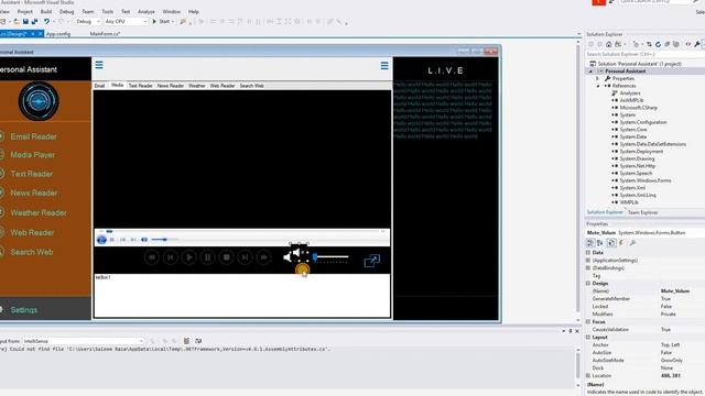Basic AI in c# Creating Media Player Part 1 tutorial lesson 12 смотреть онлайн