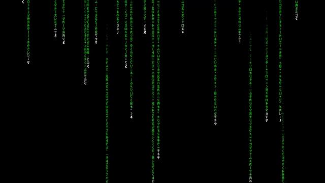 The Matrix Falling Code - Full Sequence 1920 x 1080 HD смотреть онлайн