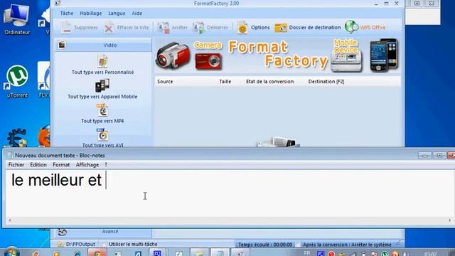mété vos video plus vite avec format factory,demonstration,telechargement sans virus! смотреть онлайн