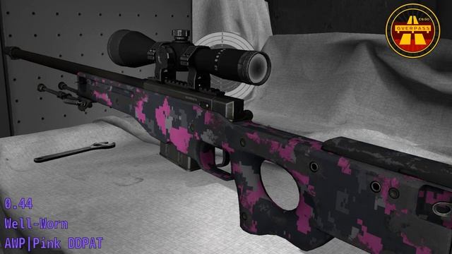 AWP Pink DDPAT - Skin Wear Preview смотреть онлайн