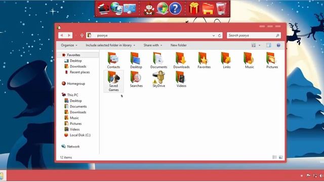 Christmas Skin Pack win8 смотреть онлайн