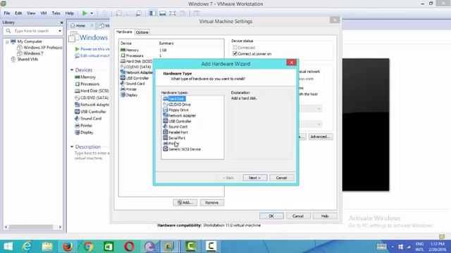 Add Network Adapter In Vmware Workstation Virtual Machine (add Hardware)