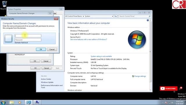 Remove Domain PC With domain admin and without domain admin смотреть онлайн