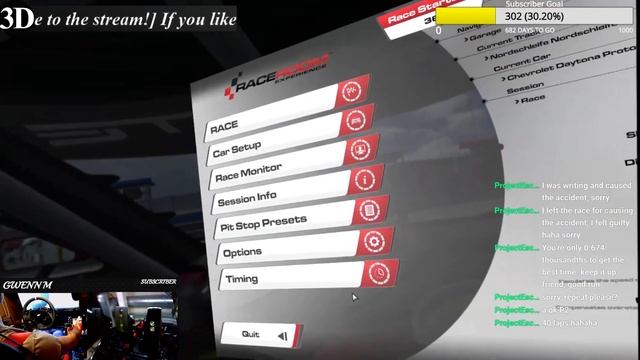 Some GT1, GT3 & P2 Fun With 3D In Raceroom! :) смотреть онлайн