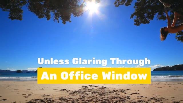 MetWest 3M Solar Control Window Film - Sun Glare Through Office Window смотреть онлайн