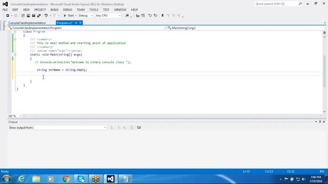 CSharp - Command Line Arguments and Console Class смотреть онлайн