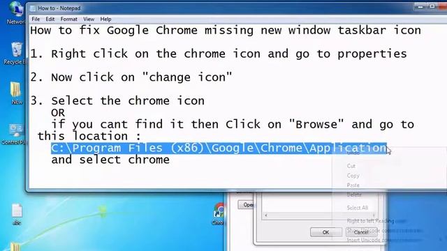 How to fix Google Chrome missing new window taskbar icon смотреть онлайн