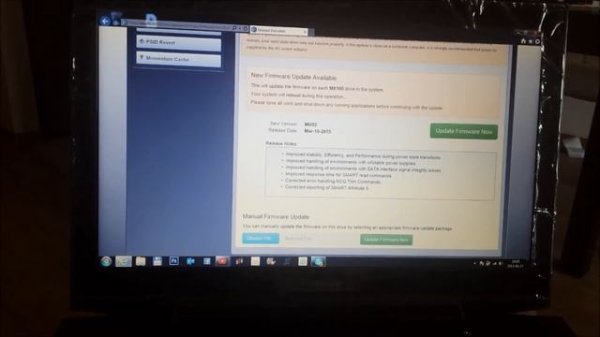SSD Crucial Firmware update tutorial (Crucial MX500)