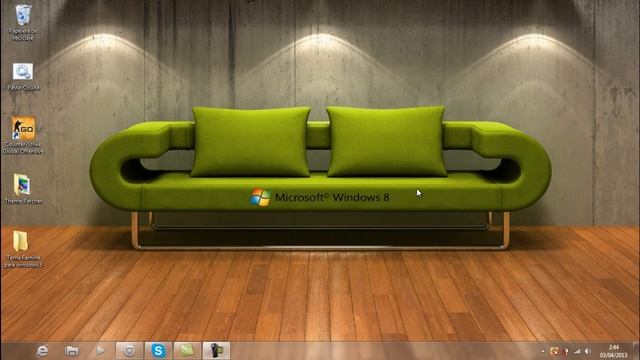 Como Instalar Temas Para windows 8 + ThemePatcher Pack de temas смотреть онлайн
