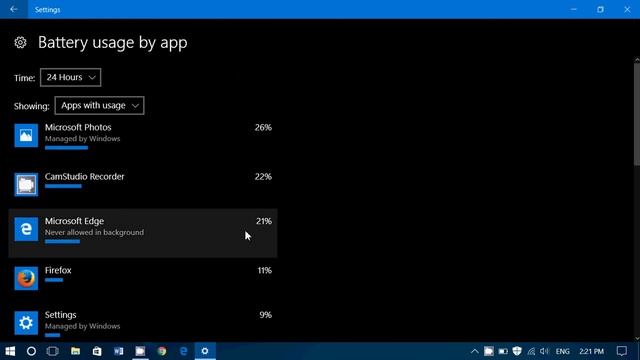 Windows 10 Settings system Battery What is does and how to use it смотреть онлайн