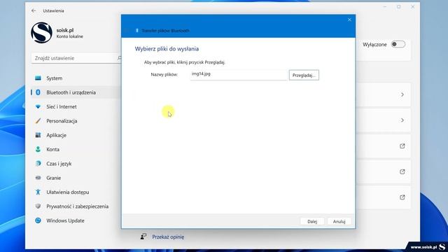Wysyłanie plików przez Bluetooth w systemie Windows 11 смотреть онлайн