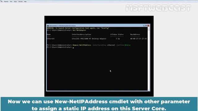 30. Fixed Failed to release DHCP lease in Windows Server 2022 Core смотреть онлайн