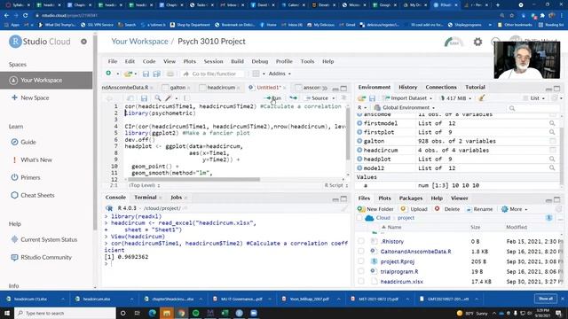 Uploading and downloading with R Studio Cloud смотреть онлайн