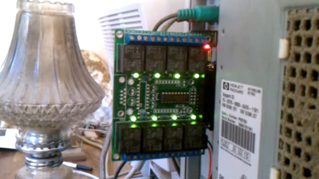 Parallel Port Relay Board смотреть онлайн