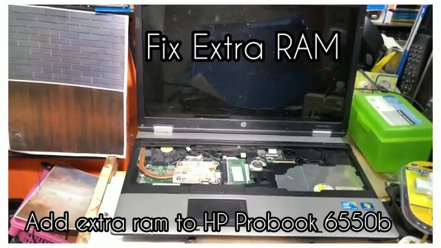 HP Probook 6550b add extra Ram easy method смотреть онлайн