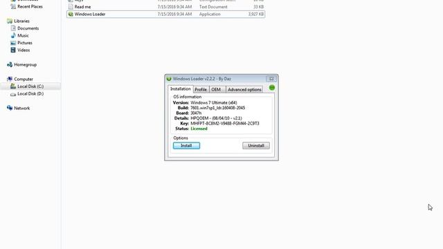 Cum sa activati windows 7 ultimate daca va expirat! смотреть онлайн