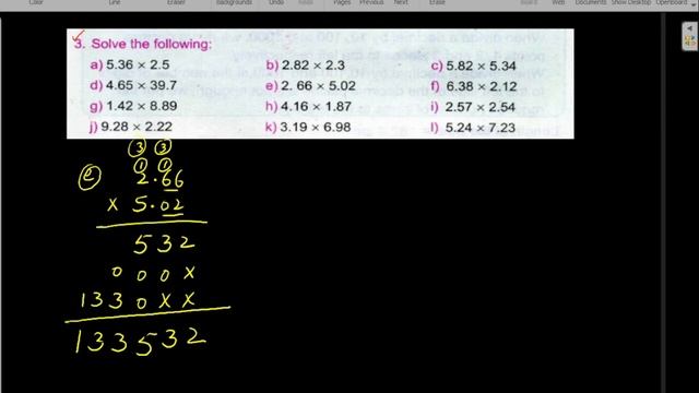 Class 5 Math Decimals and Percentages Unit 4 Exercise 3 Q 3 Based on Single National Curriculum смотреть онлайн