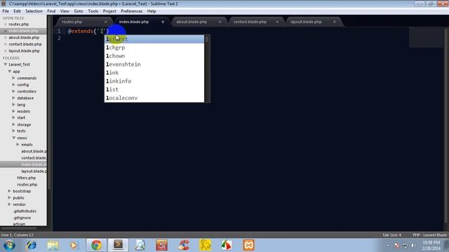 7 creating layout using blade in laravel 4 in bangla смотреть онлайн