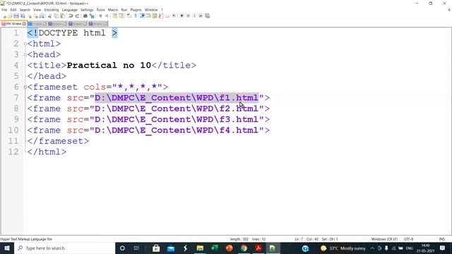 WPD Practical no 10 смотреть онлайн