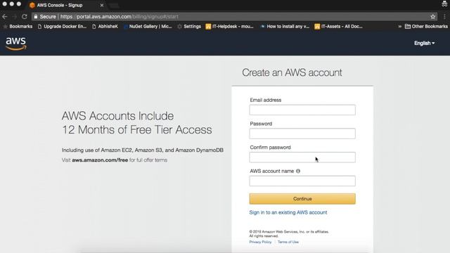 AWS Free Account Signup смотреть онлайн
