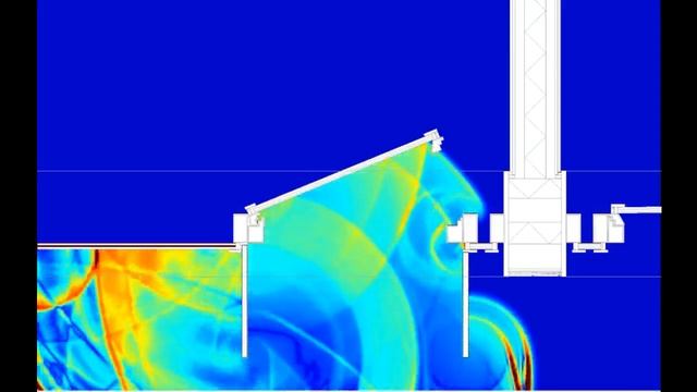 Facades - shadowing the window opening - FDTD Visualising Sound - Acoustics and Ventilation смотреть онлайн