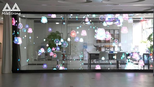 Milestrong Hologram Transparent LED Video Wall Screen for Glass Windows смотреть онлайн