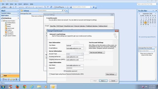 Outlook 2007- Renaming Mail Settings смотреть онлайн