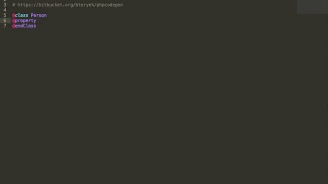 PhpCodeGen Tutorial смотреть онлайн