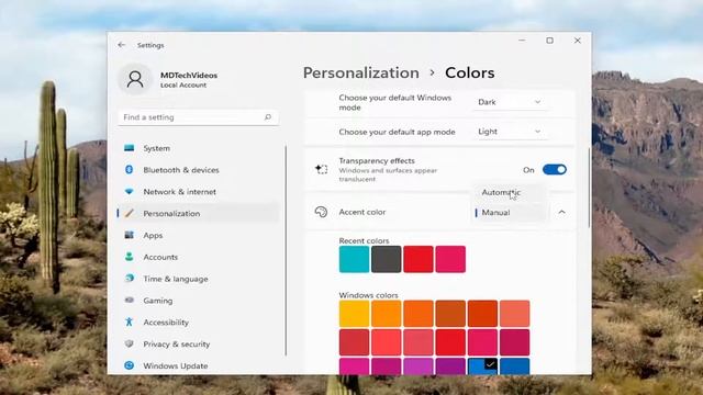 How to Change the Start Menu and Taskbar Colors in Windows 11 [Tutorial] смотреть онлайн