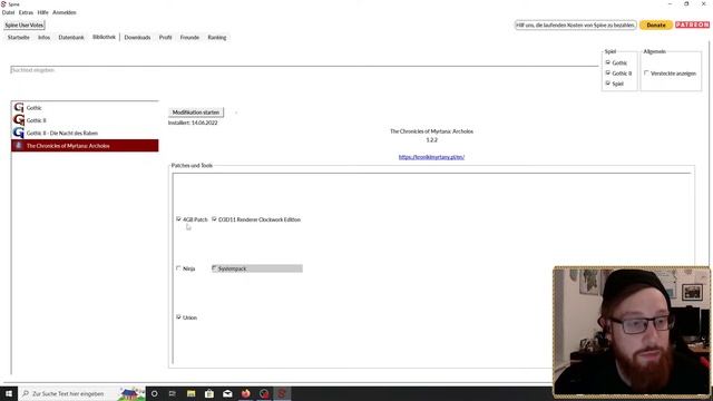 Gothic 2 Mod Chroniken von Myrtana Archolos mit Spine installieren + deutsche Sprachausgabe! смотреть онлайн