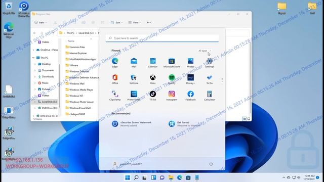 Screen watermark in Windows 11 смотреть онлайн