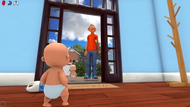 Baby & Girlfriend Build 100 Secret Rooms From Daddy! смотреть онлайн