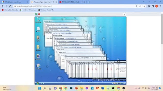 Windows Aqua Crazy Error On Scratch смотреть онлайн