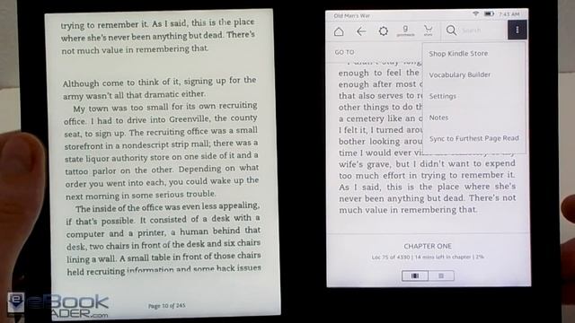 Kindle vs Kobo Aura H2O 2nd gen Comparison Review смотреть онлайн