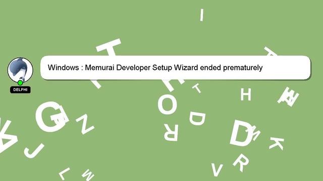 Windows : Memurai Developer Setup Wizard ended prematurely смотреть онлайн