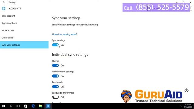 How to Sync Windows® 10 Settings to Other Devices - GuruAid смотреть онлайн
